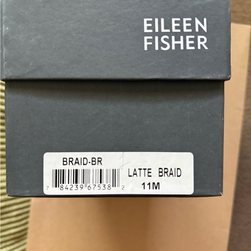 Eileen fisher latte braid sandals - Picture 3 of 3